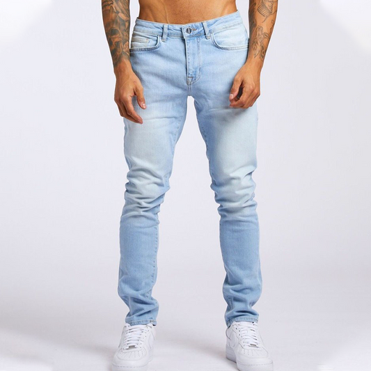 ⏳Time-Limited Special⏰Men's High-Stretch Jeans – Denim – Breathable 👖