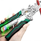 🔧 ✨ Multifunctional Foldable Wire Stripping Scissors - 5-in-1 Tool with Voltage Tester & Crimper for Electricians & DIY Projects ⚡✂️