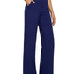 Women's High Waist Stretch Casual Yoga Wide Leg Pants