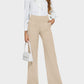Women's High Waist Stretch Casual Yoga Wide Leg Pants