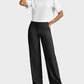 Women's High Waist Stretch Casual Yoga Wide Leg Pants