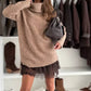🔥Turtleneck Sweater Mini Dress Set