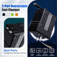 45W Retractable Fast Charger Cube