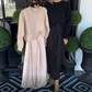 💎 Women's Elegant 2-Piece Set: Twist-Knot Top & Maxi Dress