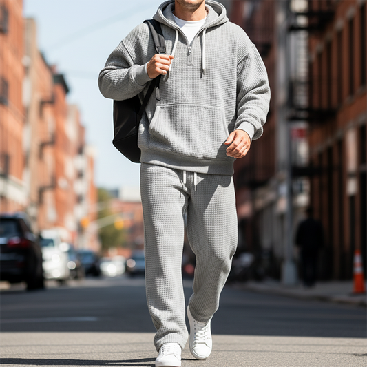 Men's Hooded Pullover & Sweatpants Set【FREE SHIPPING】