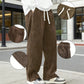 🎩 Elevated Simplicity - Men‘s Tapered Lounge Pants with Secure Pockets - Thoughtful Details & Drawstring Waist
