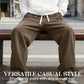 🎩 Elevated Simplicity - Men‘s Tapered Lounge Pants with Secure Pockets - Thoughtful Details & Drawstring Waist
