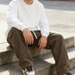 🎩 Elevated Simplicity - Men‘s Tapered Lounge Pants with Secure Pockets - Thoughtful Details & Drawstring Waist
