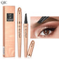 ✏️ ✨ 3D Microblading Eyebrow Pencil – 4-Prong Tip, Waterproof & Natural Hair-Like Strokes 🖌️