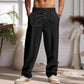 👖 50% OFF NOW! ✨ Men's Casual Drawstring Pants – Breathable linen & loose fit – Decorative buttons, perfect for everyday wear or warm days 🍂