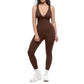 🖤Black Friday Sale:50% OFF🖤💞50K+ SOLD!🌸High-Stretch V-Neck Jumpsuit – All-day ease for fitness & beyond. Breathable, flexible & effortlessly chic. 🧘‍♀️💫Your go-to for movement.