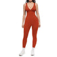 🖤Black Friday Sale:50% OFF🖤💞50K+ SOLD!🌸High-Stretch V-Neck Jumpsuit – All-day ease for fitness & beyond. Breathable, flexible & effortlessly chic. 🧘‍♀️💫Your go-to for movement.