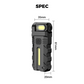 💎 180° Rotating Head LED Work Light – Dual Beam, Magnetic Base & USB-C Rechargeable