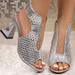 👡 ✨ Women's Elegant Peep-Toe Heeled Sandals – Comfortable Block Heel, Adjustable Strap & Chic Design 💃