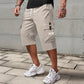 📢Men's Casual Drawstring Capri Cargo Pants