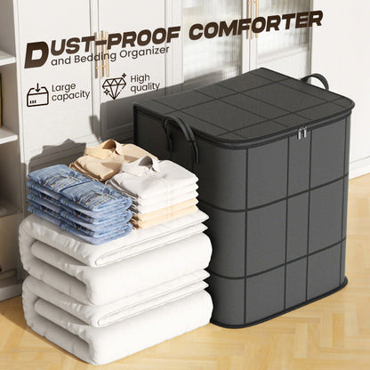 📢⏰Dust-Proof Comforter and Bedding Organizer – Large Capacity, Durable Non-Woven Fabric & Foldable Design 🌿