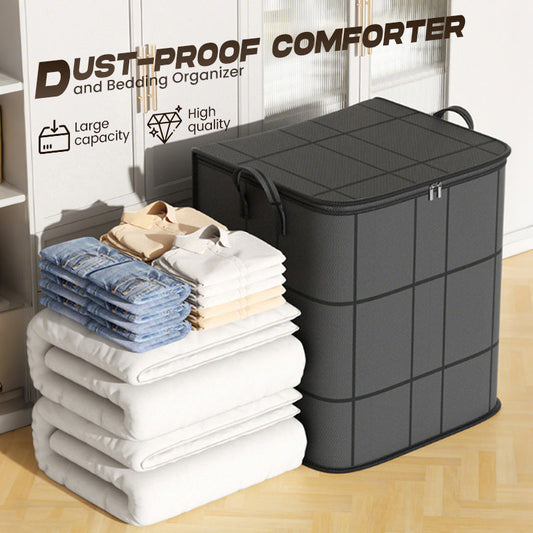 📢⏰Dust-Proof Comforter and Bedding Organizer – Large Capacity, Durable Non-Woven Fabric & Foldable Design 🌿