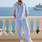 🔥Men's Hooded Casual Loose Top & Pants 2-Piece Set