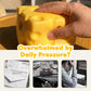 Giant Cheese Stress Toy – Therapeutic Relief with Satisfying Squeeze! ✨