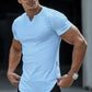 👕 LIMITED-TIME 50% OFF! 💪 Men's Casual Solid Athletic V-Neck T-Shirt – Slim Fit, Premium Stretch, Modern Style ✨