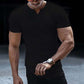 👕 LIMITED-TIME 50% OFF! 💪 Men's Casual Solid Athletic V-Neck T-Shirt – Slim Fit, Premium Stretch, Modern Style ✨