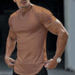👕 LIMITED-TIME 50% OFF! 💪 Men's Casual Solid Athletic V-Neck T-Shirt – Slim Fit, Premium Stretch, Modern Style ✨