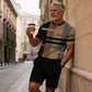 👕Summer Hot Sale 50% OFF⭐Men's Quarter-Zip Shirt & Shorts Set
