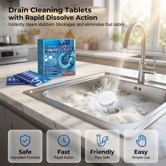 🔥Effervescent Drain Cleaners – Fast, Gentle & Eco-Friendly 💧✨