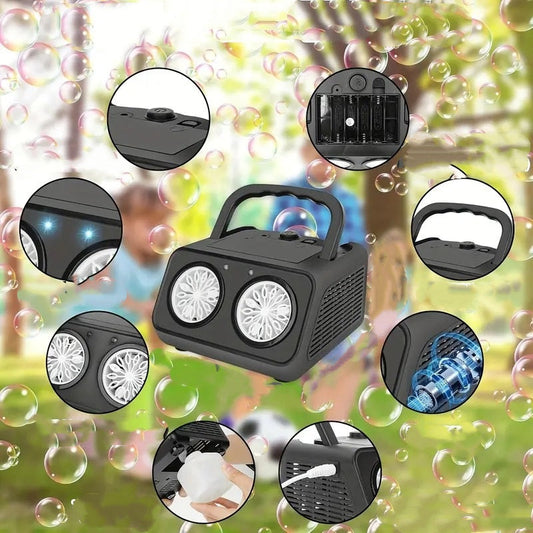 🔥50% OFF ! 🌞Handheld Multi-Hole Bubble Machine🥰