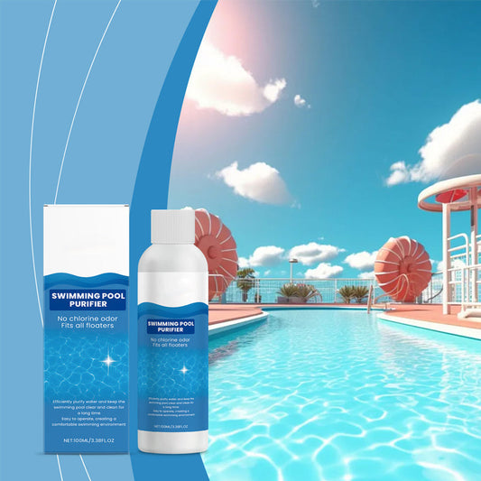 🏊‍♂️💧Swimming Pool Purifying Liquid – Crystal Clear Water, Zero Hassle! 💙