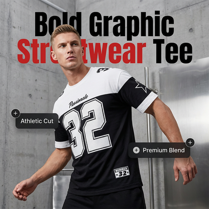 👕 Men’s Casual Graphic Print T-Shirt – Comfortable, Stylish & Perfect for Everyday Wear ✨💥