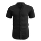 ✨New Arrival👕Men's Summer Stand Collar Short Sleeve Shirt