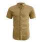 ✨New Arrival👕Men's Summer Stand Collar Short Sleeve Shirt