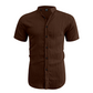✨New Arrival👕Men's Summer Stand Collar Short Sleeve Shirt