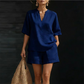 🍀Women's Casual V-Neck Two-Piece Short Set