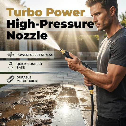 High-Pressure Direct Spray Water Nozzle -  Wash at Home, Save Big!