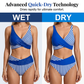 🏖️Summer Hot Sale !!⚡50K+ SOLD!🌞🌊Two-Piece Color Block & Stripe Bikini Swimsuit