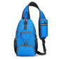 🎒✨ Unisex Outdoor Sling Bag – Multi-Pocket, Water-Resistant, Breathable Back 🌦️