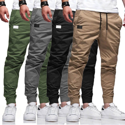 👖 60% OFF NOW! 🏃 Men's Casual Joggers – Drawstring Elastic Waist, Slim Fit & High Stretch – Perfect for All Seasons 🌧️