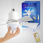 ⏳LAST DAY SALE 🔥40W LED Ceiling Fan Light – 20.5” Ultra-Quiet with Remote 🎯 | E27 + FREE B22 Adapter 🔌 | For Bedroom 😴, Kitchen 👩‍🍳 & Garage 🛠️