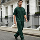 🔥Last Day Sale 50% OFF⏰👔Men's T-Shirt & Wide-Leg Pants 2-Piece Set🎁