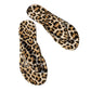 ⛱️Summer Hot Sale !!  💞Leopard Print Flip-Flops with Heart Charm