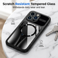 📱🧲 Magnetic Tempered Glass Phone Case – Shockproof & MagSafe Compatible – Premium Protective Cover ✨