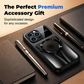 📱🧲 Magnetic Tempered Glass Phone Case – Shockproof & MagSafe Compatible – Premium Protective Cover ✨