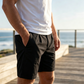 🩳 Summer Cuffed Shorts – Classic Pleated Style, Breathable Cotton.