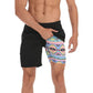 📢📢50% OFF !! ⏰Men's 2-in-1 Comfort-Lined Shorts