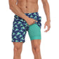 📢📢50% OFF !! ⏰Men's 2-in-1 Comfort-Lined Shorts