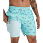 📢📢50% OFF !! ⏰Men's 2-in-1 Comfort-Lined Shorts