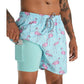 📢📢50% OFF !! ⏰Men's 2-in-1 Comfort-Lined Shorts