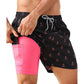 📢📢50% OFF !! ⏰Men's 2-in-1 Comfort-Lined Shorts